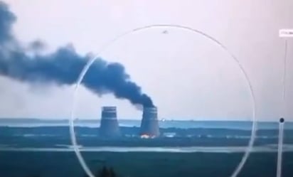 Incendio en torre de refrigeración de la central nuclear de Zaporiyia