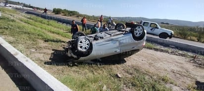 policiaca: Solo golpes superficiales fueron los que sufrió la conductora.