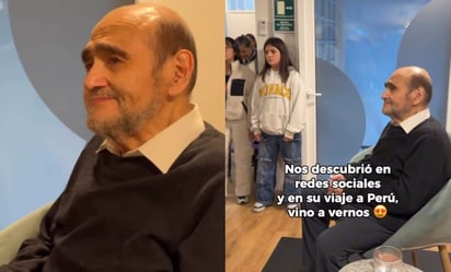 farándula: Le dieron una demostración de su talento, y que Vivar correspondió con sonrisas y aplausos.