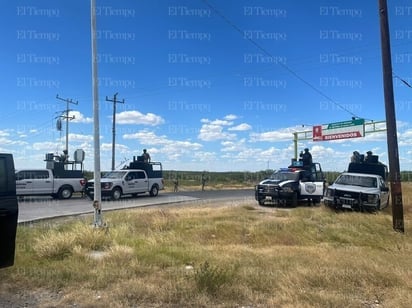 policiaca: Las autoridades estatales blindan el estado para evitar intrusiones. 