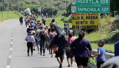 Flujo migratorio en la frontera sur ha bajado 77%: SRE