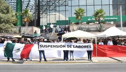 Trabajadores del Poder Judicial cumplen dos días en paro de labores