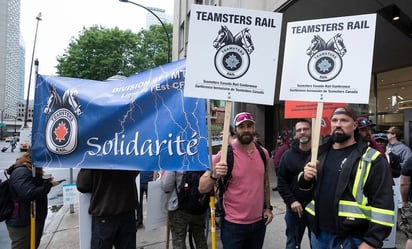 Trenes de carga paralizados en Canadá por huelga de trabajadores