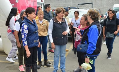 Estados : Delfina Gómez Álvarez reiteró a las 600 familias afectadas, el apoyo y respaldo del Gobierno del Estado de México.