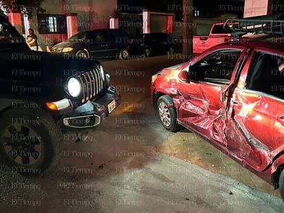 policiaca: Choque deja una persona lesionada y causa congestión vehicular