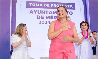 Yucatán : La nueva alcaldesa de Mérida, Cecilia Patrón Laviada promete una forma diferente de gobernar, tras rendir protesta este sábado
