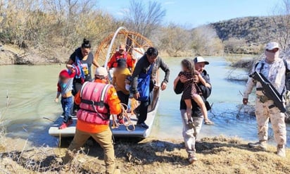 Advierte Delegada de INM de alto riesgo en las corrientes del Río Bravo en la Región Norte