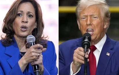 Empatan Kamala Harris y Donald Trump según sondeo de NYT/Siena