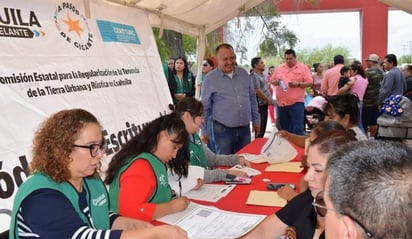 REGION: Se atienden las demandas de la población y la certeza jurídica de su patrimonio
