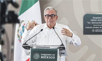 Gobernador de Sinaloa cancela el grito del 15 de septiembre 