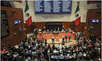 Reforma Judicial: Senadores oficialistas realizan declaratoria de la reforma judicial sin la oposición.