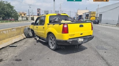 Policiaca : Una falla mecánica de su camioneta originó el fuerte choque.