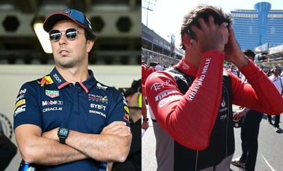 Checo Pérez explotó contra Carlos Sainz: 'Idiota, qué carajos hizo'