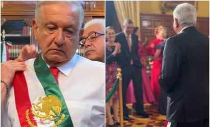 AMLO: El senador de Morena acudió a Palacio Nacional a ayudar a López Obrador antes de dar su último Grito de Independencia
