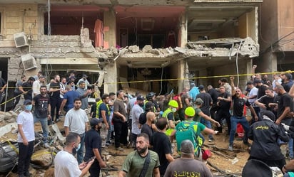 Suman 37 los muertos y 68 los heridos por el bombardeo israelí en Beirut: Tres de los fallecidos son niños y siete mujeres, autoridades aún se encuentran identificando los restos del ataque israelí. 