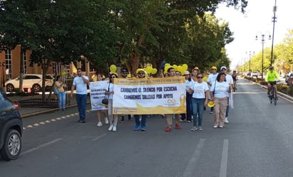 Colectivos marchan en Yucatán para exigir mayor atención a la prevención del suicidio