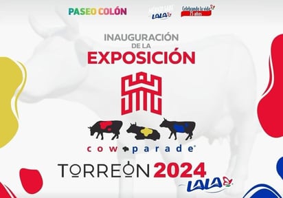 Torreón: Inauguran “Cow Parade” en Paseo Colón con arte, salud y entretenimiento familiar