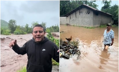 Pastelero viral de TikTok, muestra los estragos del Huracán John en Guerrero