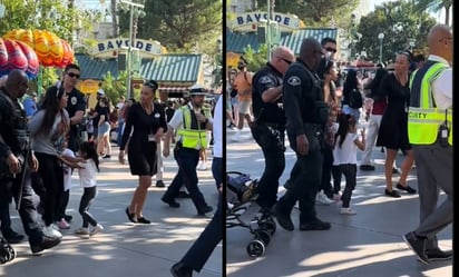 VIDEO: Arrestan a mamá en Disneyland mientras hijas suplican libertad