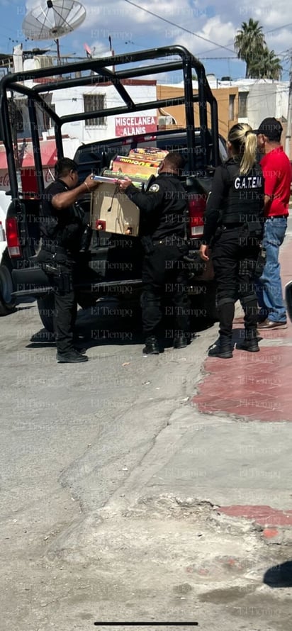 Operativo de GATEM en Monclova incauta máquinas tragamonedas en la Miravalle