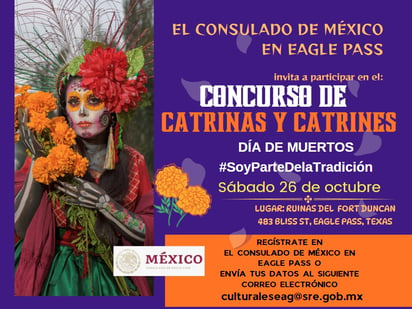 Consulado de México en Eagle Pass celebra el Día de Muertos