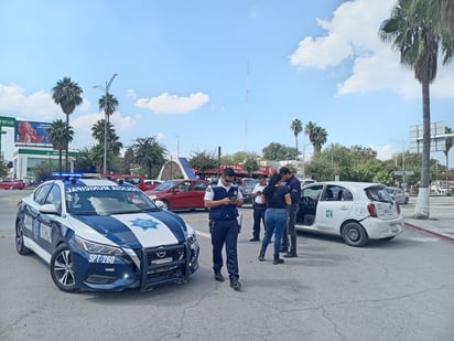 Policiaca : Socorristas de Cruz Roja le brindaron el auxilio.