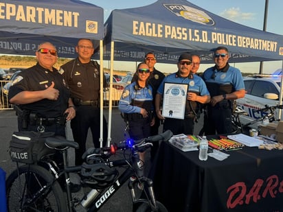 Todo un éxito el National Night Out en Eagle Pass