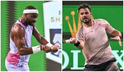 deportes: Frances Tiafoe y Roman Safiullin se jugaban la vida en Shangai. 