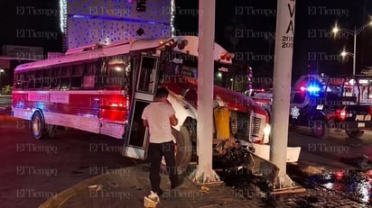 policiaca: El responsable huyó del lugar tras el accidente vial.