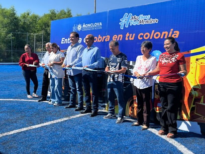 Municipio entrega nueva cancha en Parque de las Américas