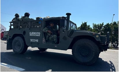 Refuerzan seguridad en Sinaloa con más de 650 elementos del Ejército y GN