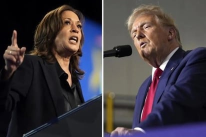 Elecciones EU: Kamala Harris y Donald Trump protagonizan reñida pugna en siete estados clave