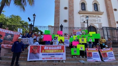 Sergio Cárdenas: El lunes pasado, familiares de Sergio Cárdenas Hernández se manifestaron en Palacio de Gobierno. 