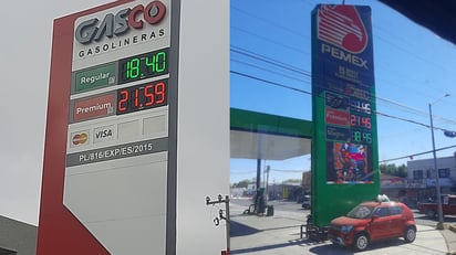 Gasolina: Disminución en los precios de la gasolina en la frontera.