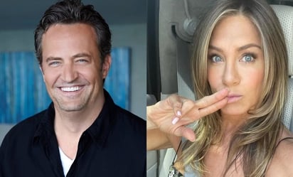 Matthew Perry: Aniston compartió fotos en Instagram donde se muestra su amistad en el set de \'Friends\'.