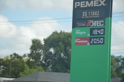 Gasolina : Nava tiene el precio promedio más bajo de gasolina regular a 17.63 pesos por litro, mientras que Progreso presenta el más alto 