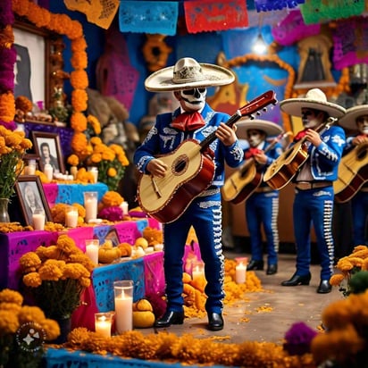 Día de Muertos: Se honra a los difuntos con las canciones que más les gustaban.