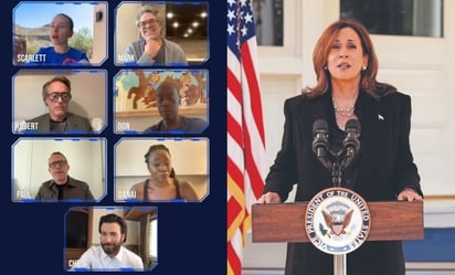  Kamala Harris: El respaldo de los Avengers no es el único que Kamala Harris ha recibido en esta campaña.