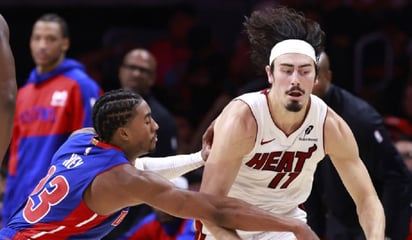 deportes: Jaime Jáquez es uno de los jugadores de la NBA más esperados por la gente en el juego entre Miami Heat vs Washington Wizards