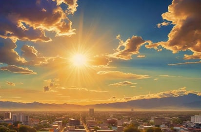 Sol radiante, un toque de nubes y humedad para este domingo en Monclova