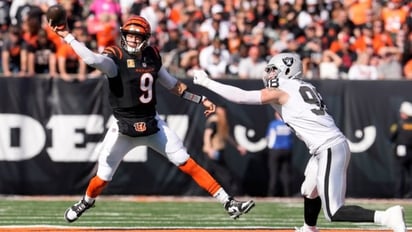 DEPORTES: Cincinnati vuelve a la senda del triunfo aplastando 41-24 a Las Vegas
