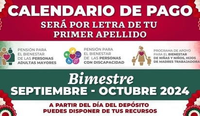 Iniciarán pagos de la Pensión del Bienestar para Adultos Mayores