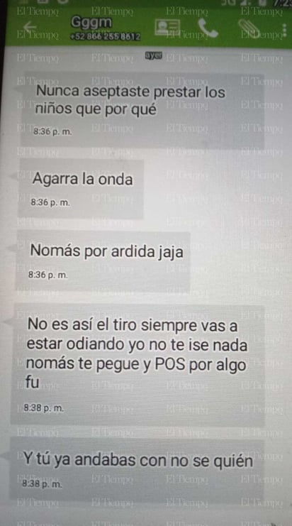 policiaca: La afectada prácticamente denuncia un feminicidio anunciado.