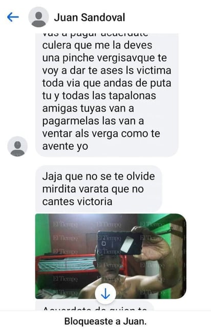 policiaca: La afectada prácticamente denuncia un feminicidio anunciado.