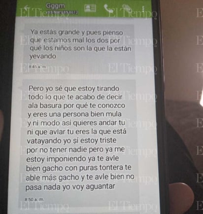 policiaca: La afectada prácticamente denuncia un feminicidio anunciado.