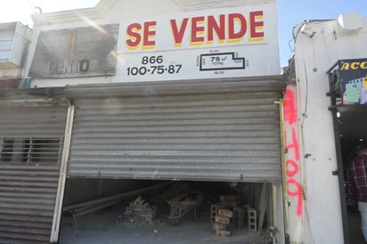 Los locales comerciales vacíos abundan en Monclova