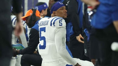 deportes: Anthony Richardson no le dejó más remedio a los Colts que sentarlo, y ahora con Joe Flacco, Indianapolis sueña con los playoffs