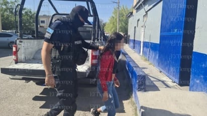 Policiaca : La acusada fue turnada ante el Ministerio Público.