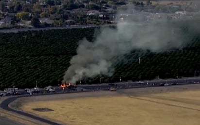 Accidente : El aparato se impactó cuando despegaba del Aeropuerto Falcon Field en Mesa.