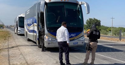 migrantes : El grupo fue trasladado al Puente Internacional Dos para su cita judicial.
